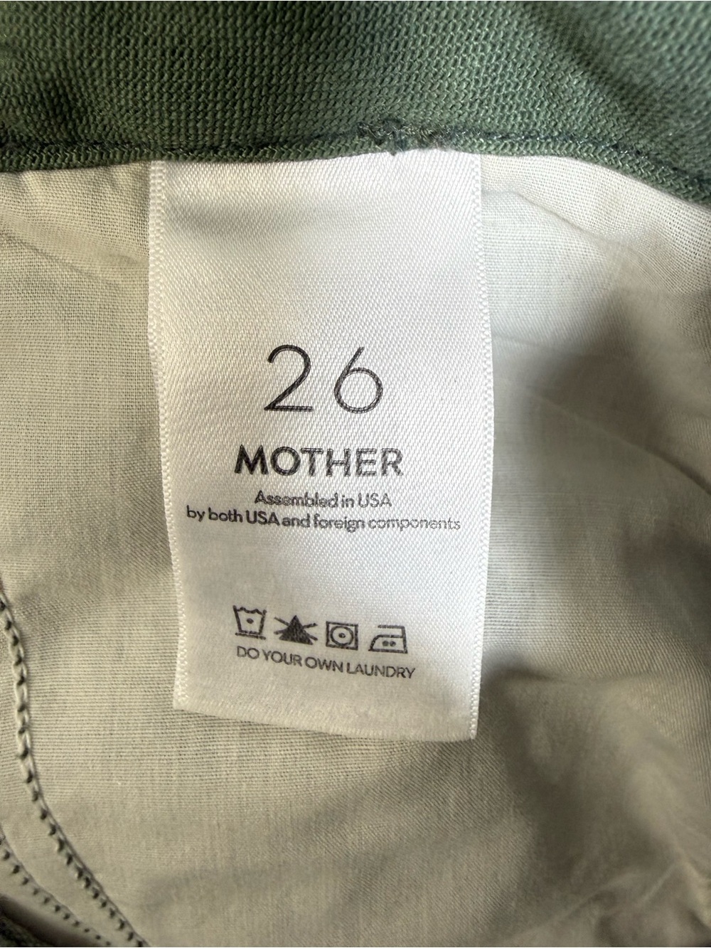 Mother G.i. Jane Greaser Nerdy Pant In On The Double - Picture 14 of 16